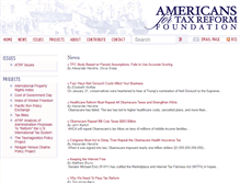 Tablet Screenshot of americansfortaxreformfoundation.org